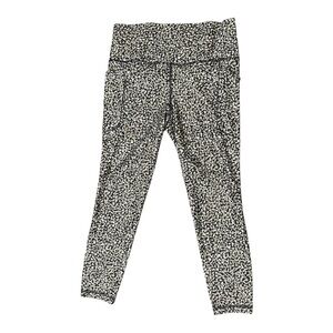 Athleta Black and White Printed Leggings   length 23